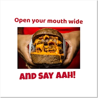 Open your mouth and say AAH! Posters and Art